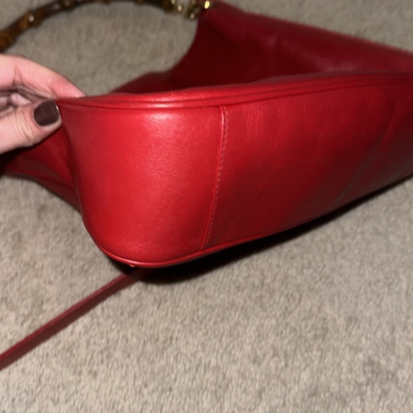 Gucci vintage 2 way leather shoulder bag - Picture 8 of 15